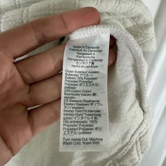 J. Crew Sweater Women's Medium White Turtleneck Long Sleeve Pullover - Picture 6 of 8